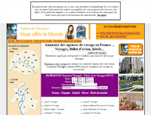 Tablet Screenshot of agence-de-voyage.tv